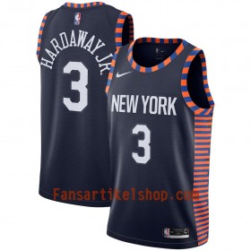 New York Knicks Trikot Tim Hardaway Jr 3 2018-19 Nike City Edition Navy Swingman - Herren